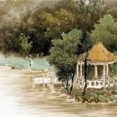 M004 A Scene From Nehu Park 69x90cm 2005