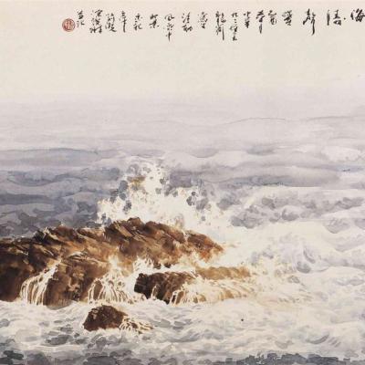 M005 Sound Of Northern Ocean 45x53cm 2005