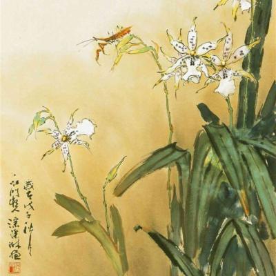 F027 Orchid 61x48cm 2008